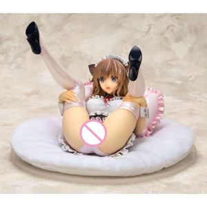 Alphamax Skytube девушка горничная от Misaki Kurchito Hiro Cat girls ПВХ фигурки модели игрушки Аниме Фигурки игрушки для подарка