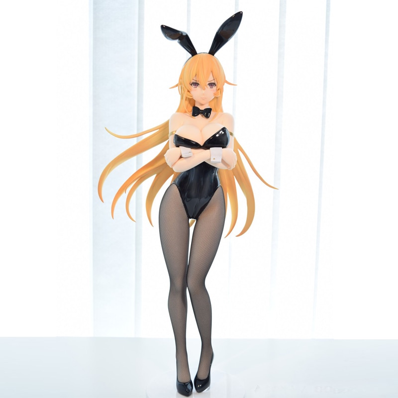 46 см в стиле продовольственных войн! Shokugeki no Soma Erina Nakiri Bunny Girl сексуальная фигурка Erina Nakiri Сексуальная аниме экшн-фигурка игрушки